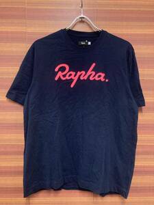 HW904 ラファ Rapha ロゴTシャツ LOGO T-SHIRT 半袖 シャツ 紺 L