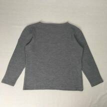 Saint James セントジェームス フランス製 DOUBLEFACE SWEATER ダブルフェイスセーター 長袖 サイズ3 1/2PON グレー_画像8