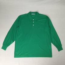 【美品】YvesSaintLaurent イヴサンローラン ポロシャツ グリーン Lサイズ 長袖 シャツ_画像2