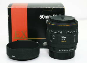 美品！！　SIGMA　　50mm F2.8 MACRO　EX PENTAX用