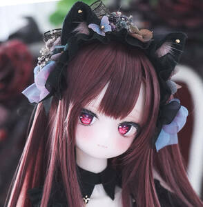 *ALINA* DDH-29 semi белый . custom head + I + парик * sofvi пик. немного дефект 