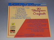 ☆ THE STANLEY BROTHERS ザ・スタンレー・ブラザーズ 20 Bluegrass Originals 輸入盤CD/*盤キズあり_画像6