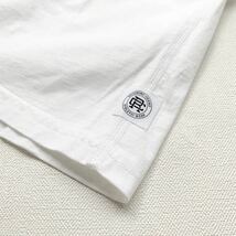 S 新品 カナダ製 REIGNING CHAMP レイニングチャンプ 半袖 Tシャツ RC-1029 メンズ 白 ホワイト 定番 ピマコットン パックTのバラ売り 1枚_画像5