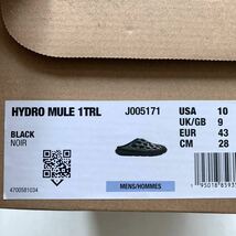 新品 メレル MERRELL 1TRL HYDRO MULE ハイドロ ミュール サンダル シューズ 28㎝ メンズ 黒 ブラック US10 限定 送料無料_画像7