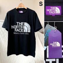 S 新品正規 ノースフェイスパープルレーベル ポケット ロゴ Tシャツ 黒 ブラック THE NORTH FACE メンズ NT3108N 2021SS ナナミカ_画像1
