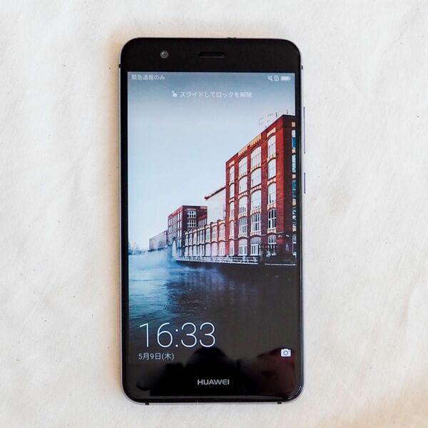 HUAWEI P10 lite ブラック ダブルSIM 5.2インチ Android 8.0 SIMフリー