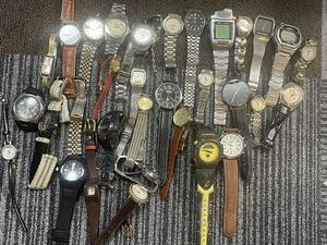 SEIKO 腕時計 CITIZEN CASIO など 時計 セイコー シチズン クォーツ まとめてジャンク