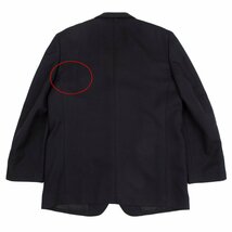 コムデギャルソンオムCOMME des GARCONS HOMME ウール混紡3Bジャケット 紺S_画像7