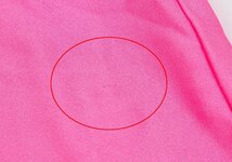 ジャンポールゴルチエJean Paul GAULTIER PARIS 刺繍カラーパネル切替半袖シャツ 黄色ピンク48_画像9