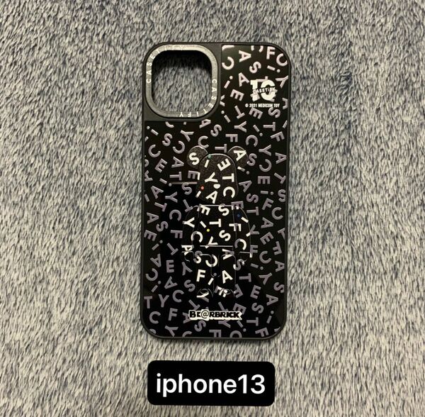 iphone13 ケース　iphoneケース　 スマホケース　カバー ブラック　ベアブリック　クマ　casetify