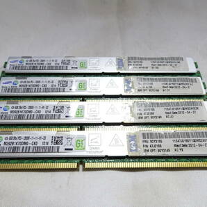 美品 SAMSUNG ヒートスプレッダ付メモリー PC3-12800R DDR3-1600 1枚8GB×4枚組 合計32GB 両面チップ Registered ECC 動作検証済の画像4
