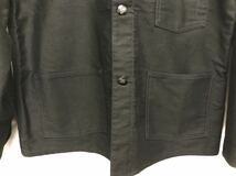 【WEARMASTERS】ウエアマスターズ★ジャケット カバーオール サイズ40 コットン ブラック 05_画像3