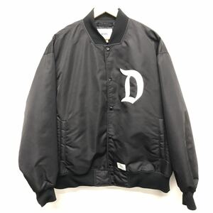 【WTAPS】ダブルタップス★スタジャン TEAM/JACKET/NYLON.TWILL.DSQD ジャケット ブルゾン スタジアムジャンパー サイズ3 231TQDT-JKM01 05