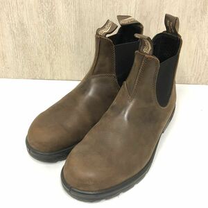 【Blundstone】ブランドストーン★サイドゴアブーツ レザー スウェード サイズUK8 ブラウン 05