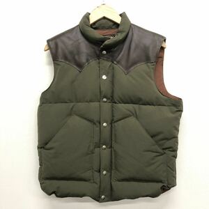 【SUGAR CANE】シュガーケーン★ダウンベスト LATHER YOKE DOWN VEST レザーヨーク サイズL SC12340 東洋エンタープライズ 05