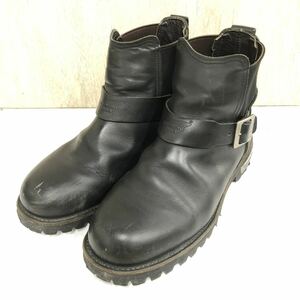 【RED WING】レッドウィング★サイドゴアブーツ モーターサイクルブーツ Vibramソール サイズUS8 977 ブラック 05