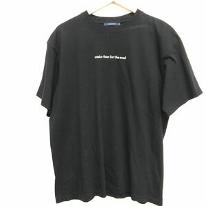 【RHC Ron Herman×Libraiders】ロンハーマン×リベレイダース★半袖Tシャツ カットソー ロゴ プリント サイズL ブラック 05