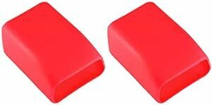  seat belt cover scratch prevention ... silicon seat belt cover 2 piece collection ( buckle, red 