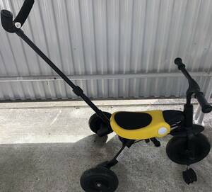  tricycle yellow black color used 