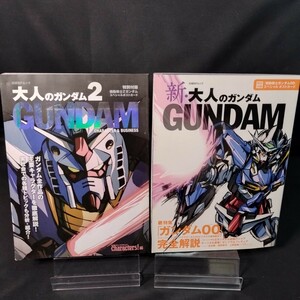 【大人のガンダム2 新・大人のガンダム2 2冊セット】 ムック本 キャラクター徹底解説 GUNDAM ポストカード有り 