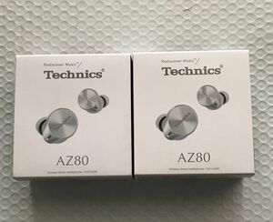 新品未開封　EAH-AZ80 Technics ワイヤレスイヤホン　シルバー　2個