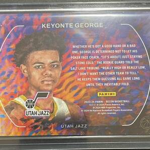 Keyonte George Panini Recon Rookie Portraits ルーキーカード NBA カード 2023/24の画像2