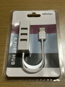 [ new goods * unused ]USB2.0 hub (4 port * white )