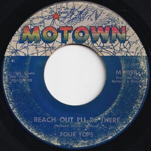 Four Tops Reach Out I'll Be There / Until You Love Someone Motown US M 1098 206692 SOUL ソウル レコード 7インチ 45