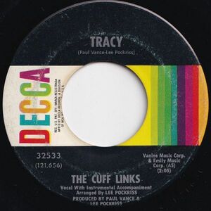 Cuff Links Tracy / Where Do You Go? Decca US 32533 206725 ROCK POP ロック ポップ レコード 7インチ 45