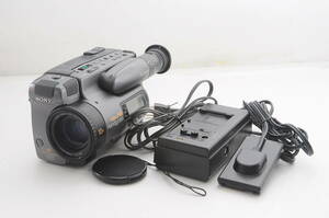 [キ MAC28]動作品 SONY Hi8 8ミリビデオカメラ CCD-TR900 ソニー デジタルビデオカメラ Handycam ハンディカム