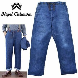 Nigel Cabourn ヘンプデニムイージーワイドパンツ 30 o project paul harnden comoli auberge auralee markaware