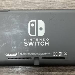【DK 23735】1円～ Nintendo Switch Lite ニンテンドースイッチライト 本体のみ 箱無し HDH-001 ブラック 保管ケース付 通電確認済 現状品の画像3
