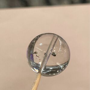 激レア　最高グレード パイライトインクォーツ　ビーズ16.5mm 粒売り