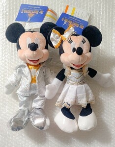 TDL ディズニーランド ワンマンズドリームII ミッキー ミニー ぬいぐるみバッジ ぬいば 難あり