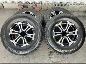 RAYS DAYTONA FDX 17 Inch StudlessTires 4本set Must sellます Prado HiLux Delica 