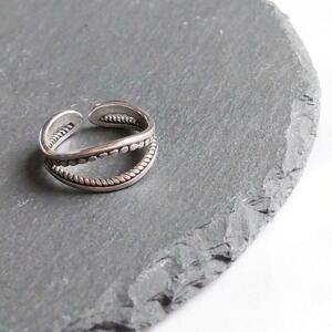 s925 silver open ring ring free size Korea anonymity delivery r4.