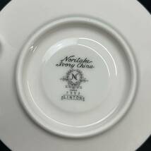 ノリタケ デミタス カップ＆ソーサー 　6客セット　リントン　LINTON　7552　ゴールドライン　金彩　レトロ　Noritake　アイボリーチャイナ_画像6