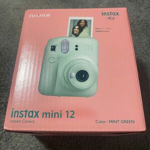 【新品】 intax mini12 / フジフィルム FUJIFILM/緑（ミントグリーン）