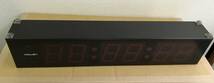 LEITCH DTD-5225-R 放送局用時計 スレーブクロック タイムクロック スタジオ壁掛け時計 デジタル時計_画像4