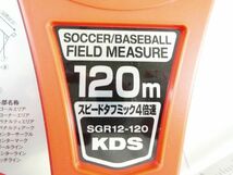 ムラテックKDS スピードタフミックリール 12巾 120m SGR12-120 メジャー 巻尺 外箱イタミあり 中身は使用感も少なく非常にきれい　m_画像7