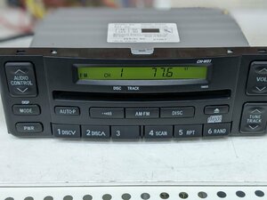 トヨタ純正　０８６００－００Ｂ２０　ＡＭ、ＦＭ、ＣＤデッキ　中古品