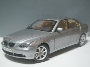 S=1/18☆BMW特注京商製 BMW 5シリーズ・セダン/E60(メタリック・グレー):BMW 5er SEDAN/E60(METALLIC GRAY)絶版希少・未使用新品！