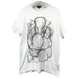 COMME des GARCONS HOMME PLUS コムデギャルソンオムプリュス 21SS チェーンデザイングラフィックプリントTシャツ PG-T026