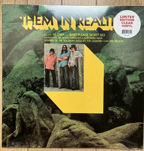 新品未開封【Them ゼム】Them In Reality ★LP クリアヴァイナル レコード 輸入盤