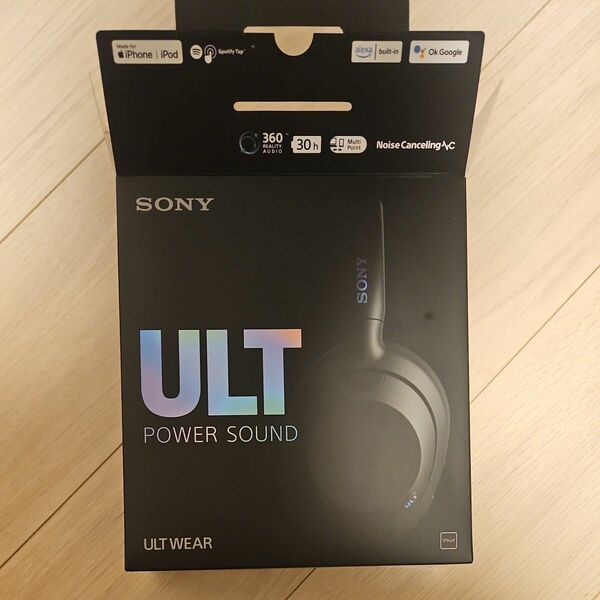 ソニー SONY ULT WEAR ワイヤレスノイズキャンセリングステレオヘッドセット ブラック WH-ULT900N B