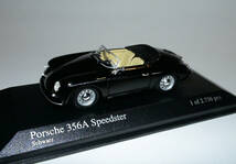 新品【ミニチャンプス】PORSCHE 356A Speedster Black 1956 1/43 ポルシェ_画像1