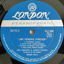 LP■ROCK/JIMI HENDRIX/FOREVER/LONDON SLC-386/国内72年ORIG JAPAN ONLY 2000円表記補充票 DEEP GROOVE/深溝 ULTRA RARE OBI/帯 美品_画像6