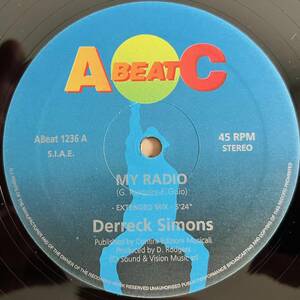 12”レコード■EUROBEAT/HI-NRG/DERRECK SIMONS - MY RADIO/BLACK POWER - GET READY FOR LOVING/A.BEAT-C ABEAT 1236/ITALY 97年ORIG 希少