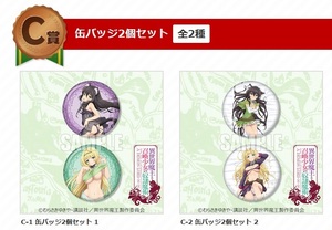 異世界魔王と召喚少女の奴隷魔術 楽天コレクション C賞 缶バッジ 2個セット 全2種 楽コレ 一番くじ【レム シェラ】