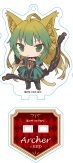 Fate/Apocrypha anime ito Cafe trailing acrylic fiber stand key holder side RED red. Archer [ Atara nte* free shipping have ]